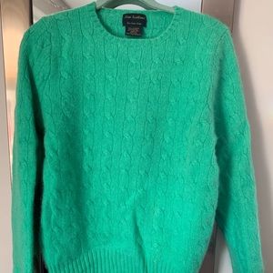 Sea foam green cashmere sweater